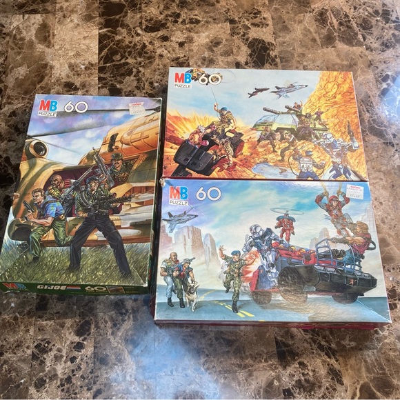 (3) 1987 G.I.Joe Puzzles - Picture 1 of 14